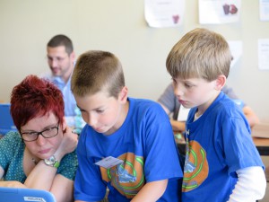 Jeder Situation gewachsen. Locker räumten die Schüler alle Probleme aus